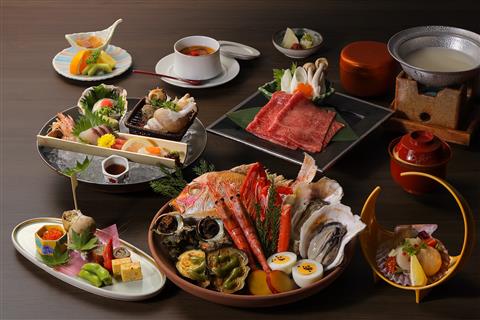 1日目夕食（一例）※宝楽焼きは2名様盛り